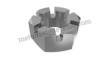 Thin Hex Castle Nuts 